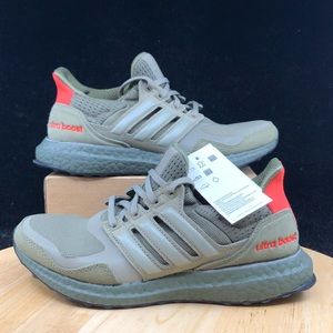 New Adidas Ultraboost S&L Shoes Khaki Cargo Green EF1978 Men Size 4 / Womens 5.5